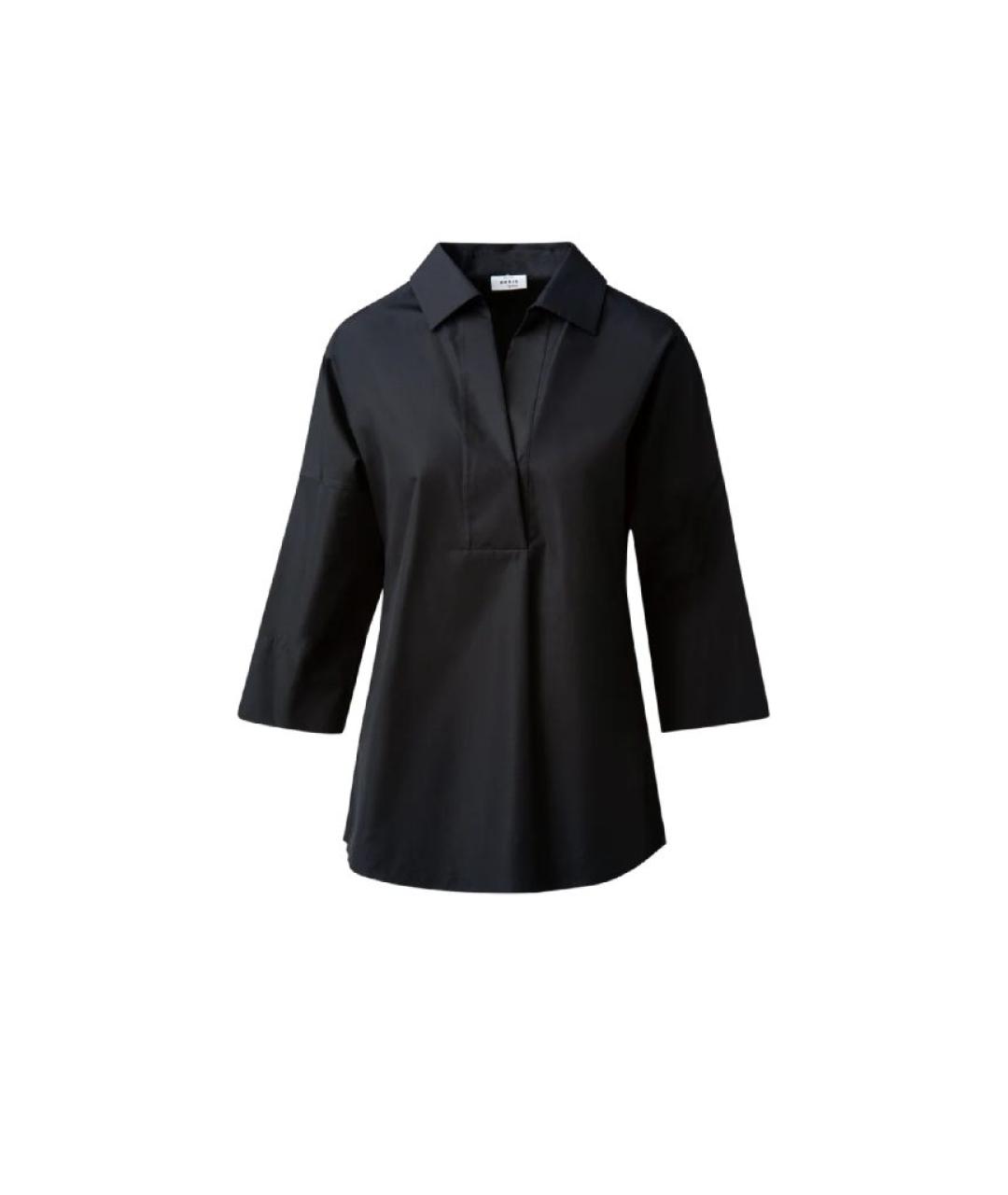 AKRIS Черная хлопковая блузы, фото 10