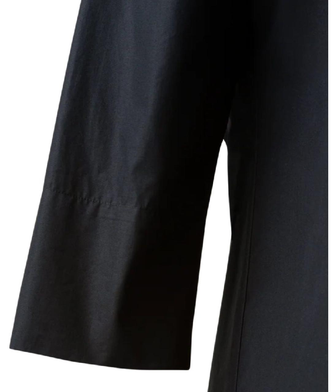 AKRIS Черная хлопковая блузы, фото 4