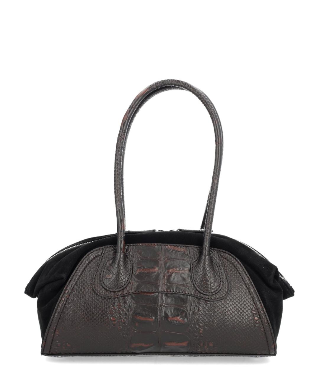 VIVIENNE WESTWOOD Коричневая кожаная сумка через плечо, фото 4