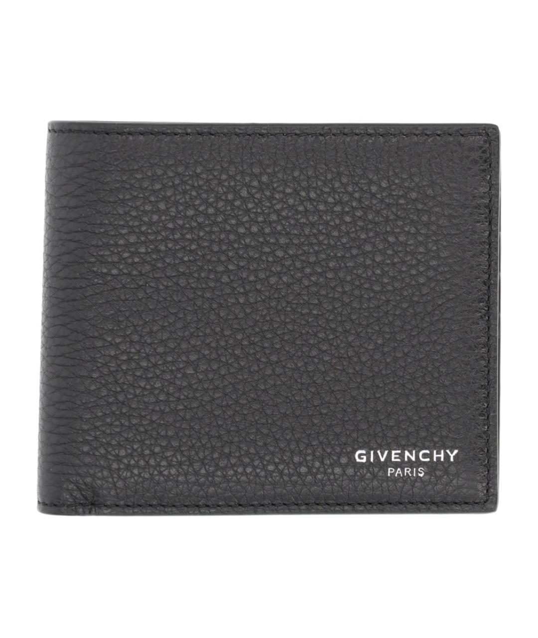 GIVENCHY Черный кожаный кошелек, фото 1