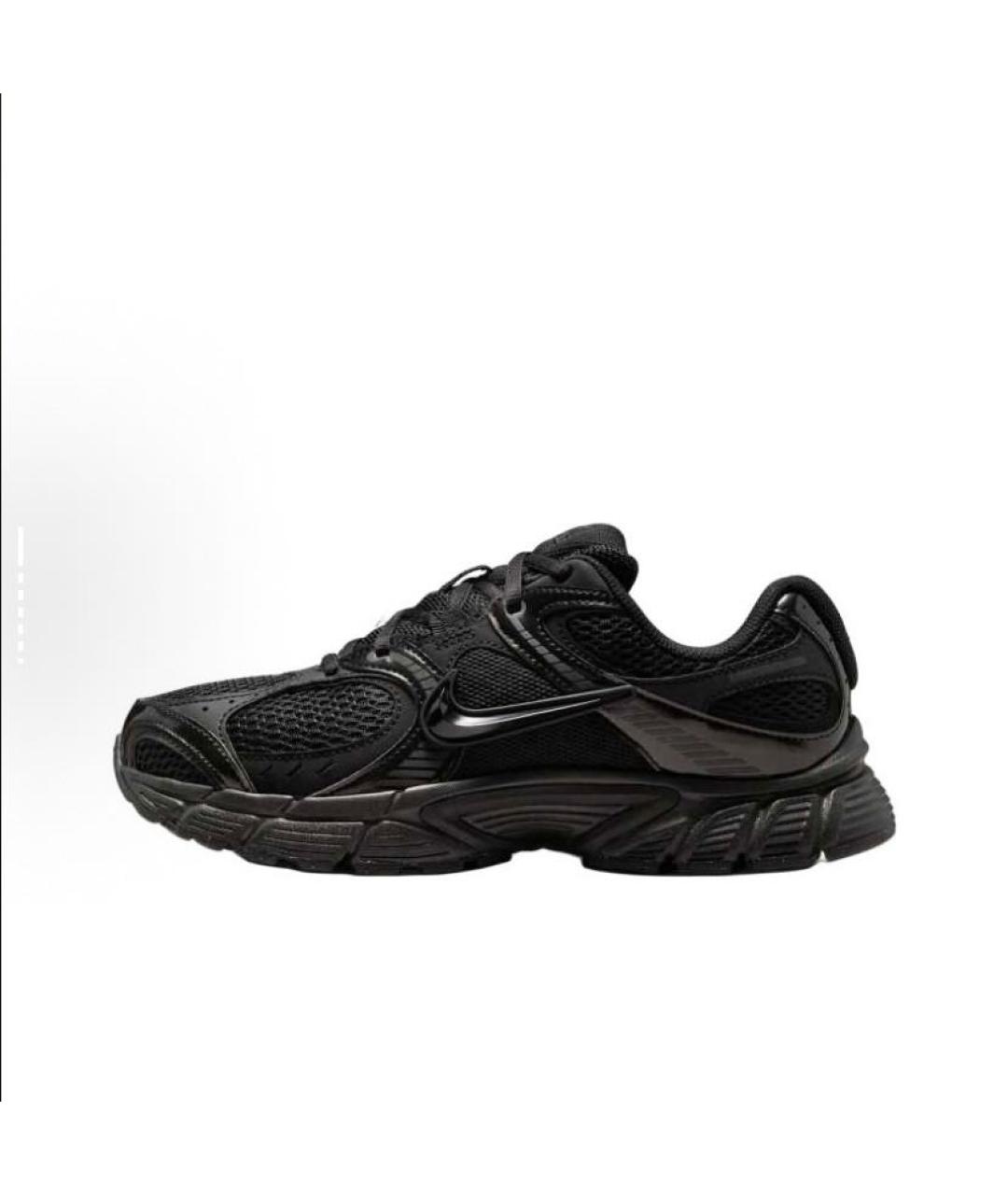 NIKE Черные текстильные низкие кроссовки / кеды, фото 2