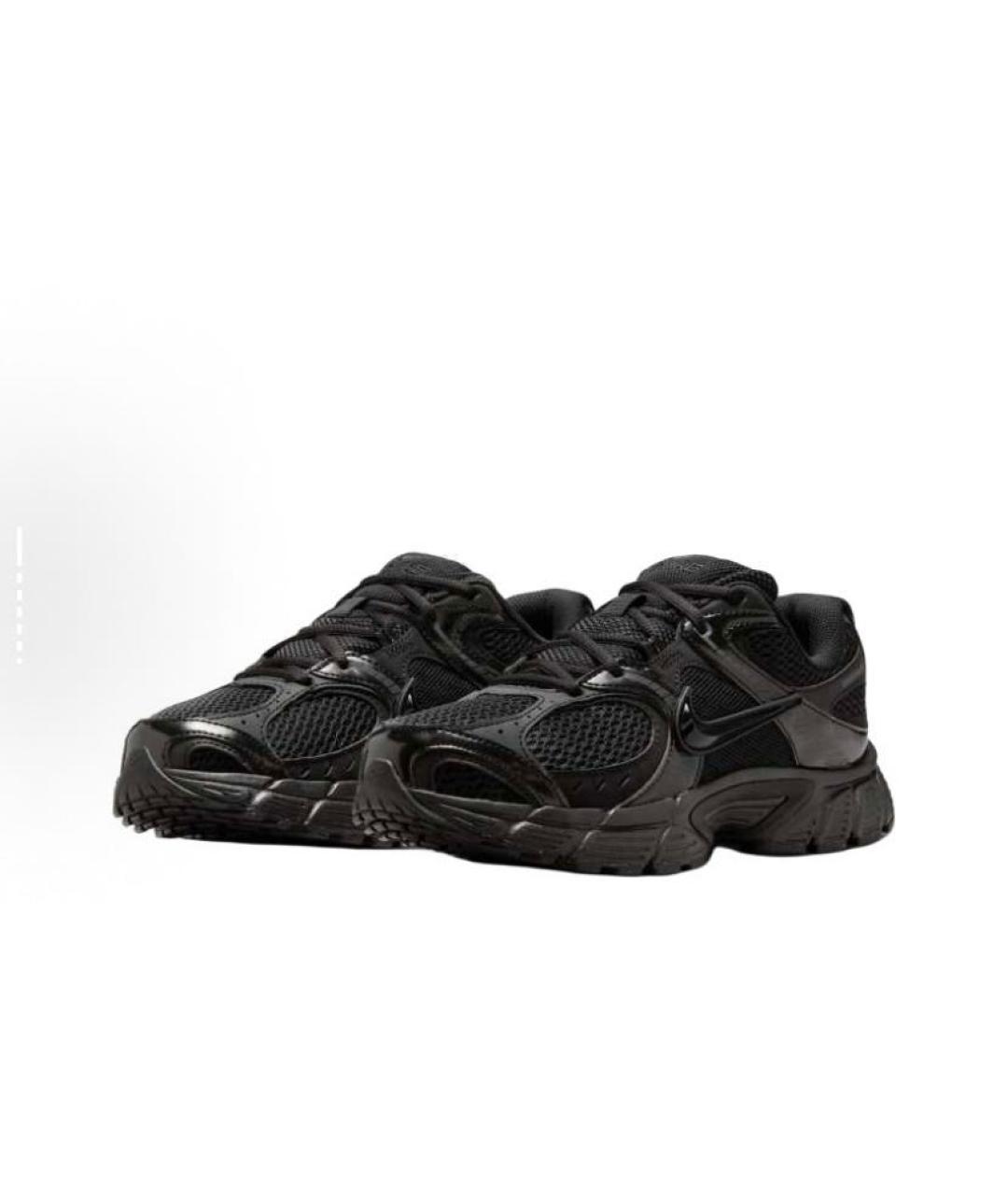 NIKE Черные текстильные низкие кроссовки / кеды, фото 3