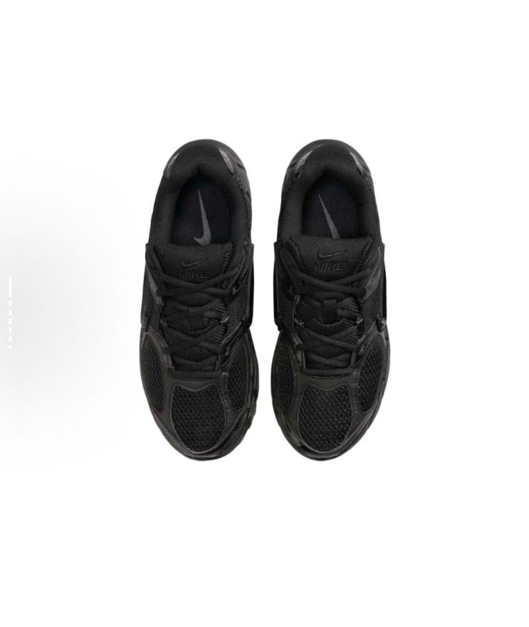 NIKE Черные текстильные низкие кроссовки / кеды, фото 4