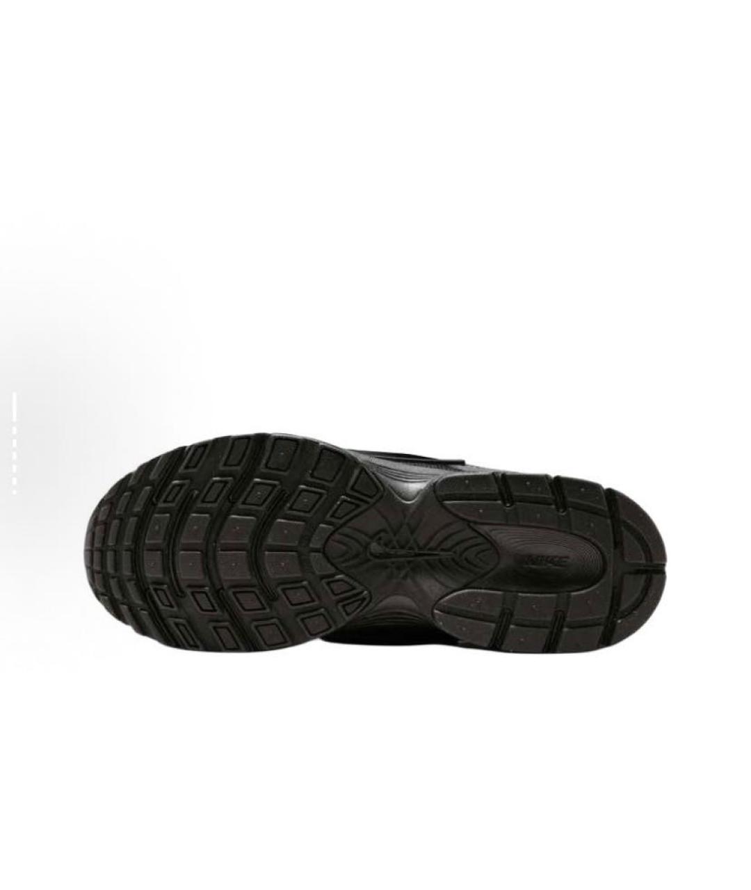 NIKE Черные текстильные низкие кроссовки / кеды, фото 5