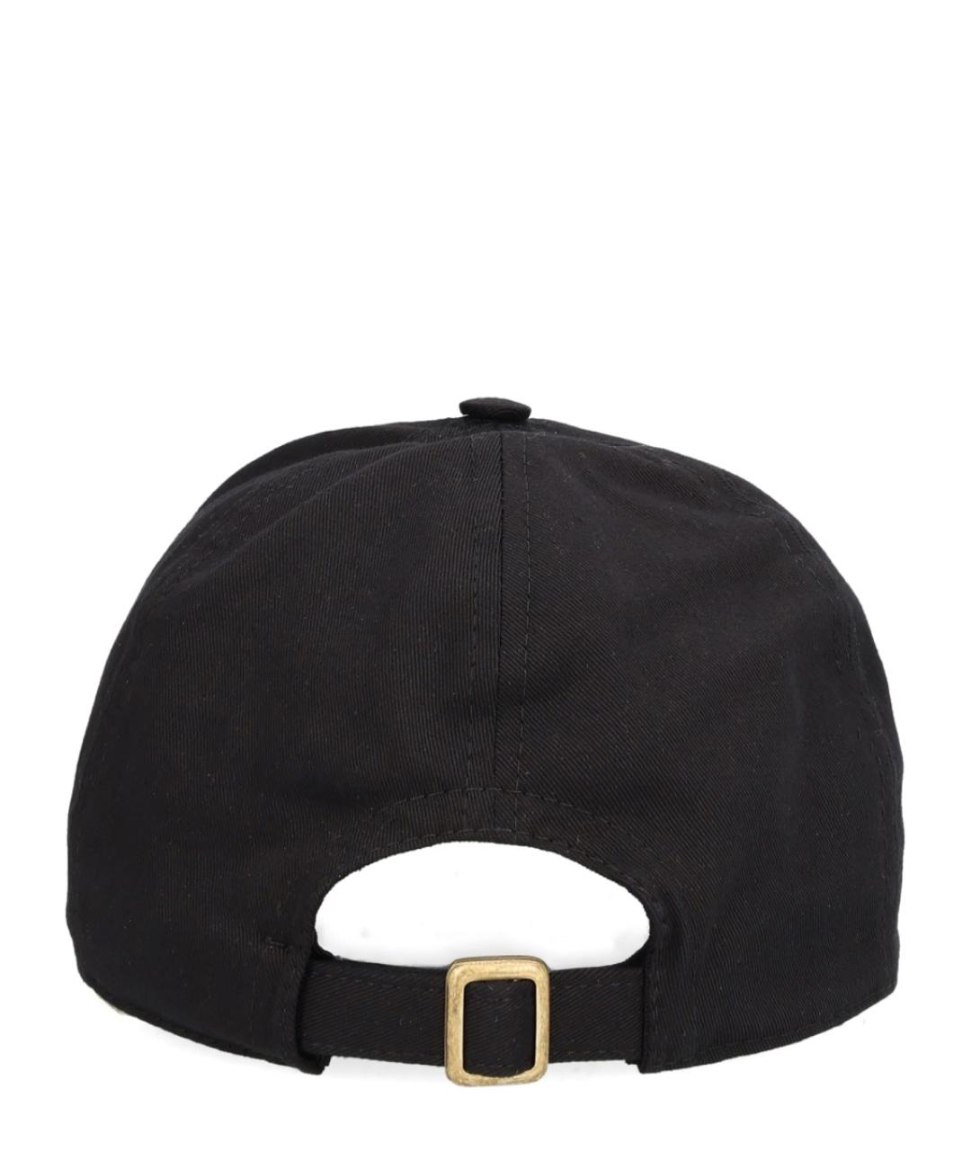 VIVIENNE WESTWOOD Черная хлопковая кепка, фото 3