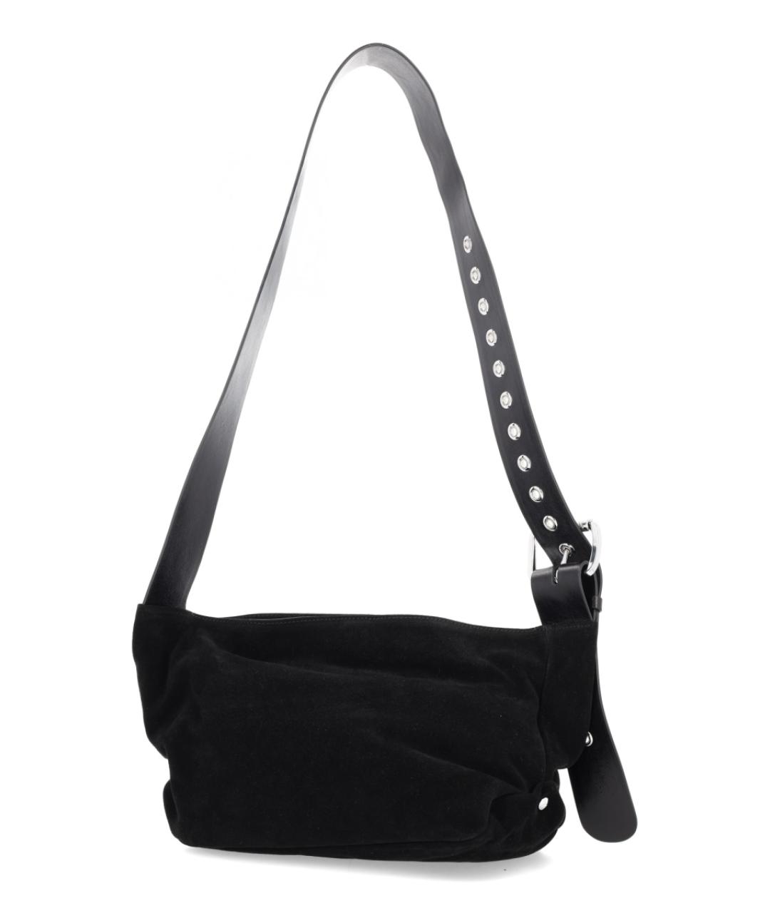 VIVIENNE WESTWOOD Черная кожаная сумка через плечо, фото 3