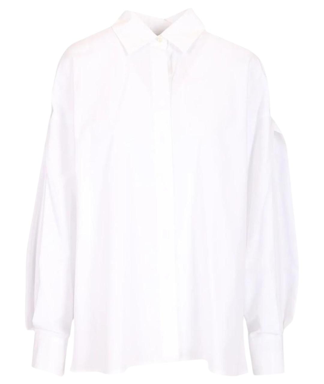 'S MAX MARA Белая хлопковая рубашка, фото 1