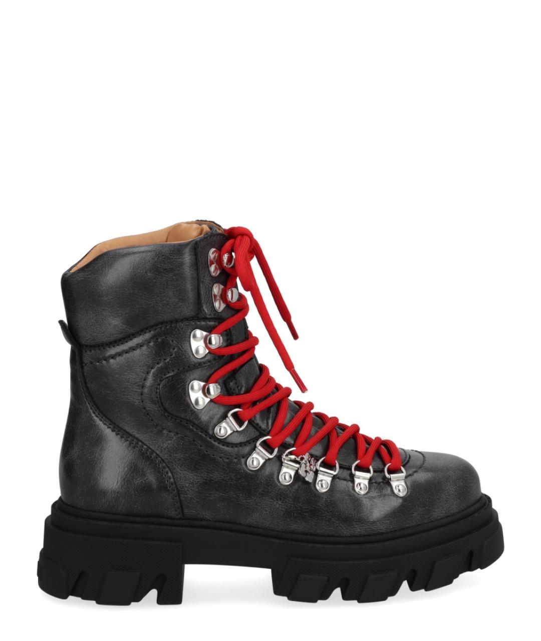 GANNI Серые ботинки, фото 1