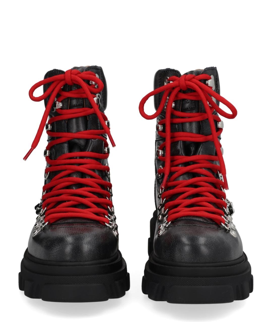 GANNI Серые ботинки, фото 3