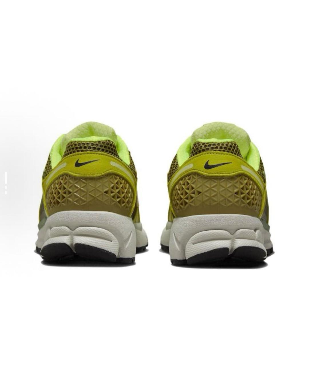 NIKE Зеленые текстильные низкие кроссовки / кеды, фото 5