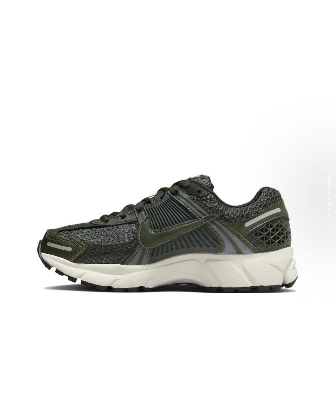 NIKE Хаки текстильные низкие кроссовки / кеды, фото 2