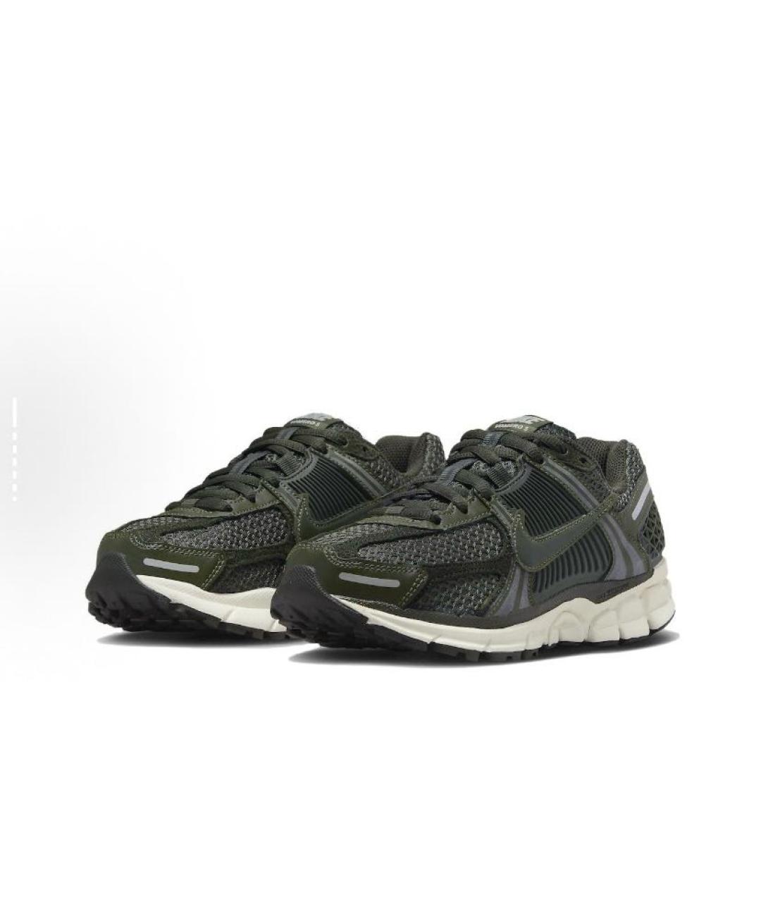 NIKE Хаки текстильные низкие кроссовки / кеды, фото 3