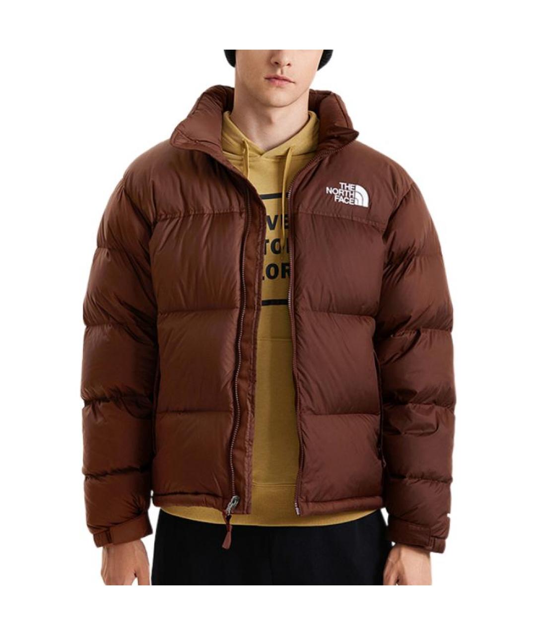 THE NORTH FACE Коричневая полиамидовая куртка, фото 2