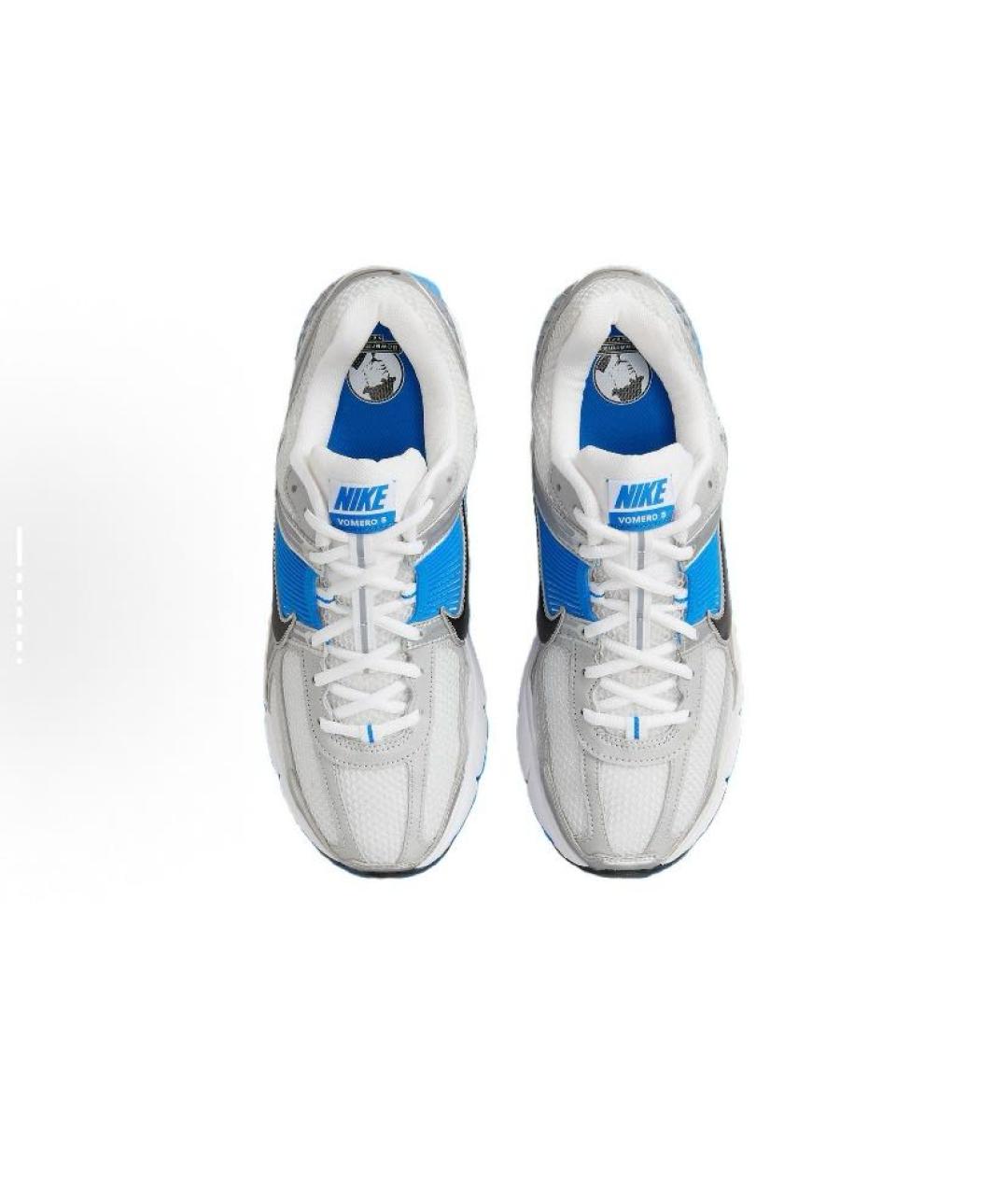 NIKE Серые текстильные низкие кроссовки / кеды, фото 4