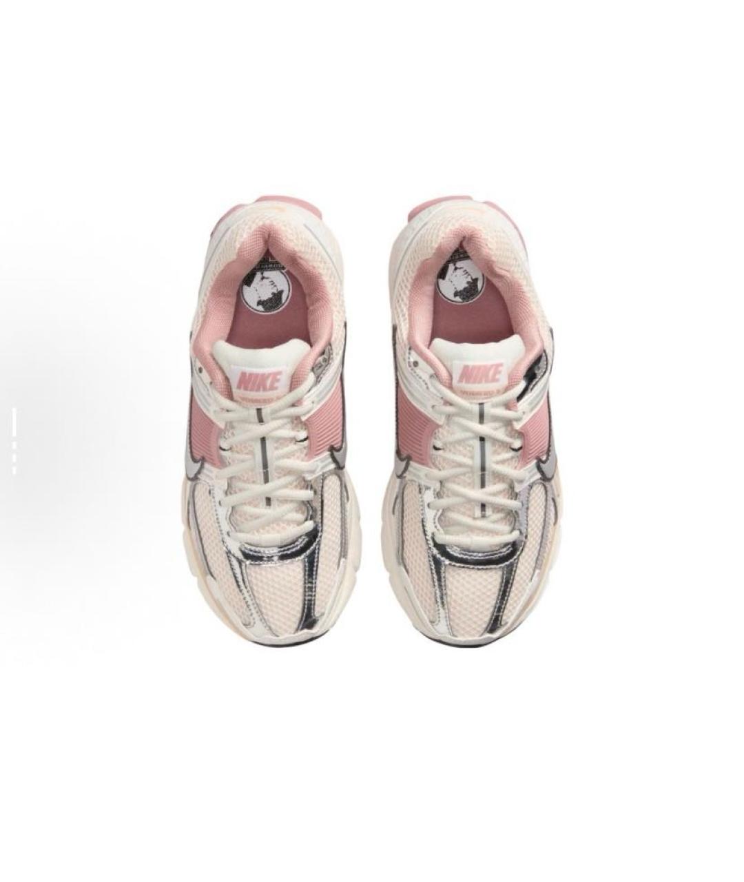 NIKE Коралловые текстильные низкие кроссовки / кеды, фото 3