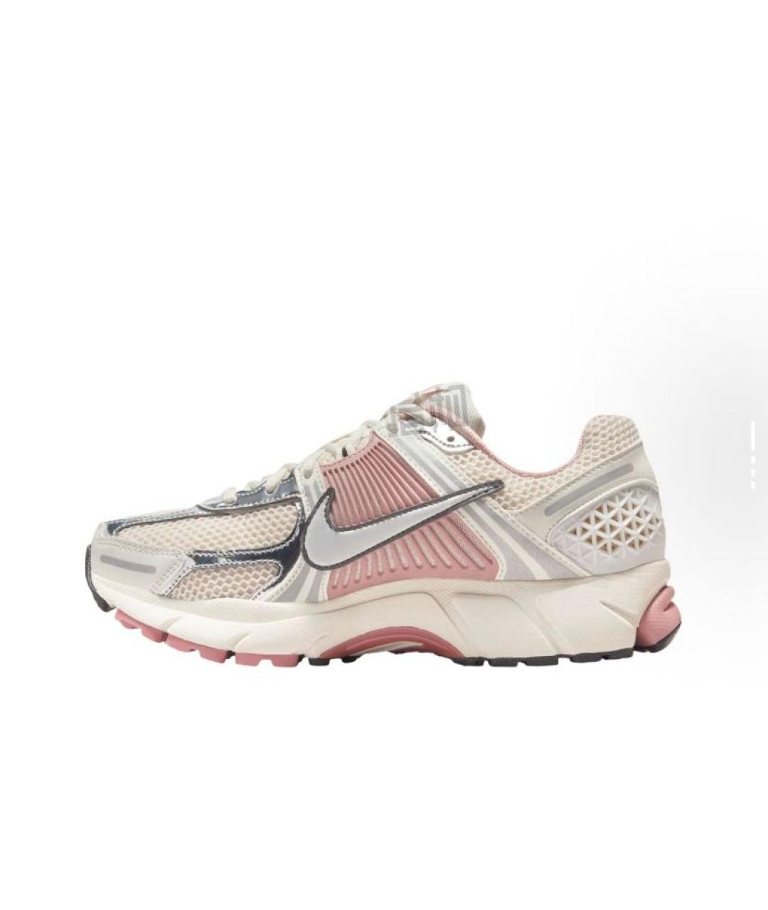 NIKE Коралловые текстильные низкие кроссовки / кеды, фото 2