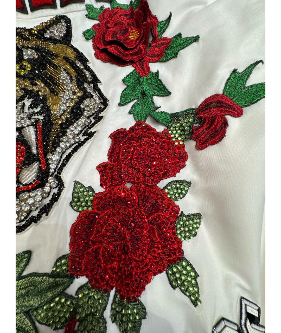 PHILIPP PLEIN Белая полиамидовая куртка, фото 5