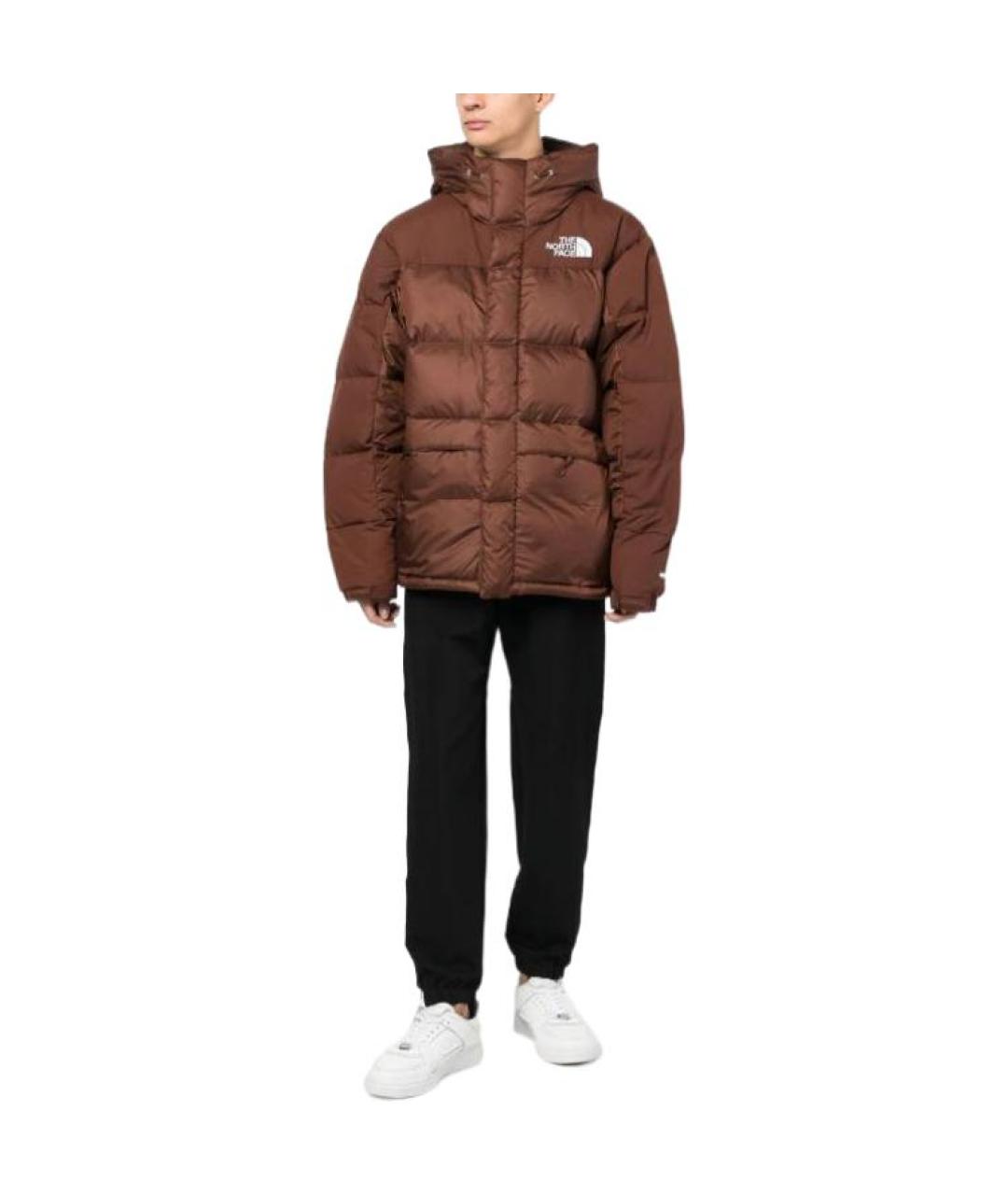 THE NORTH FACE Коричневый пуховик, фото 2