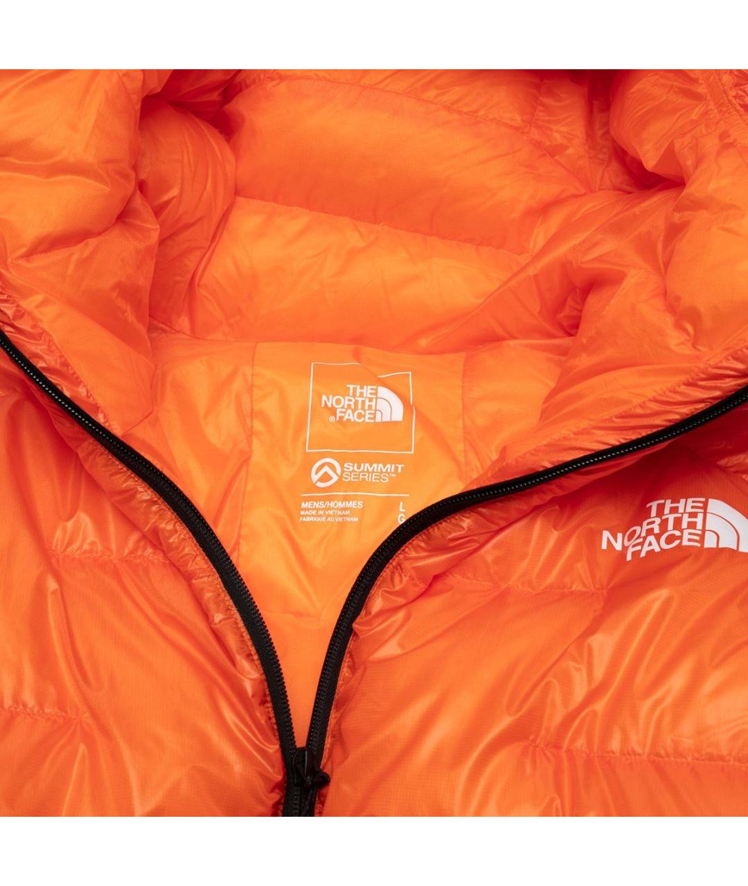 THE NORTH FACE Оранжевый полиамидовый пуховик, фото 3