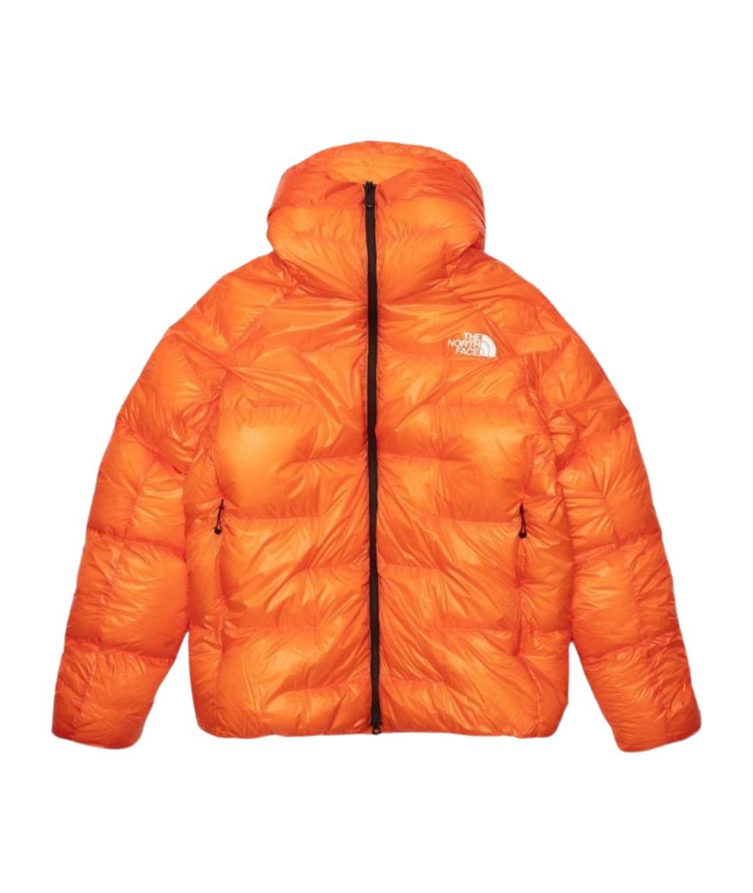THE NORTH FACE Оранжевый полиамидовый пуховик, фото 1