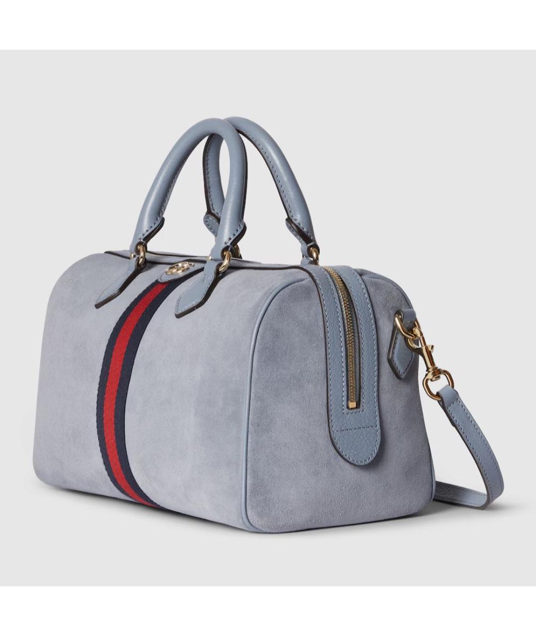 GUCCI Голубая кожаная сумка через плечо, фото 2