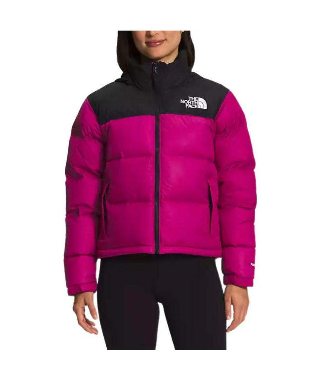 THE NORTH FACE Фуксия полиамидовый пуховик, фото 2