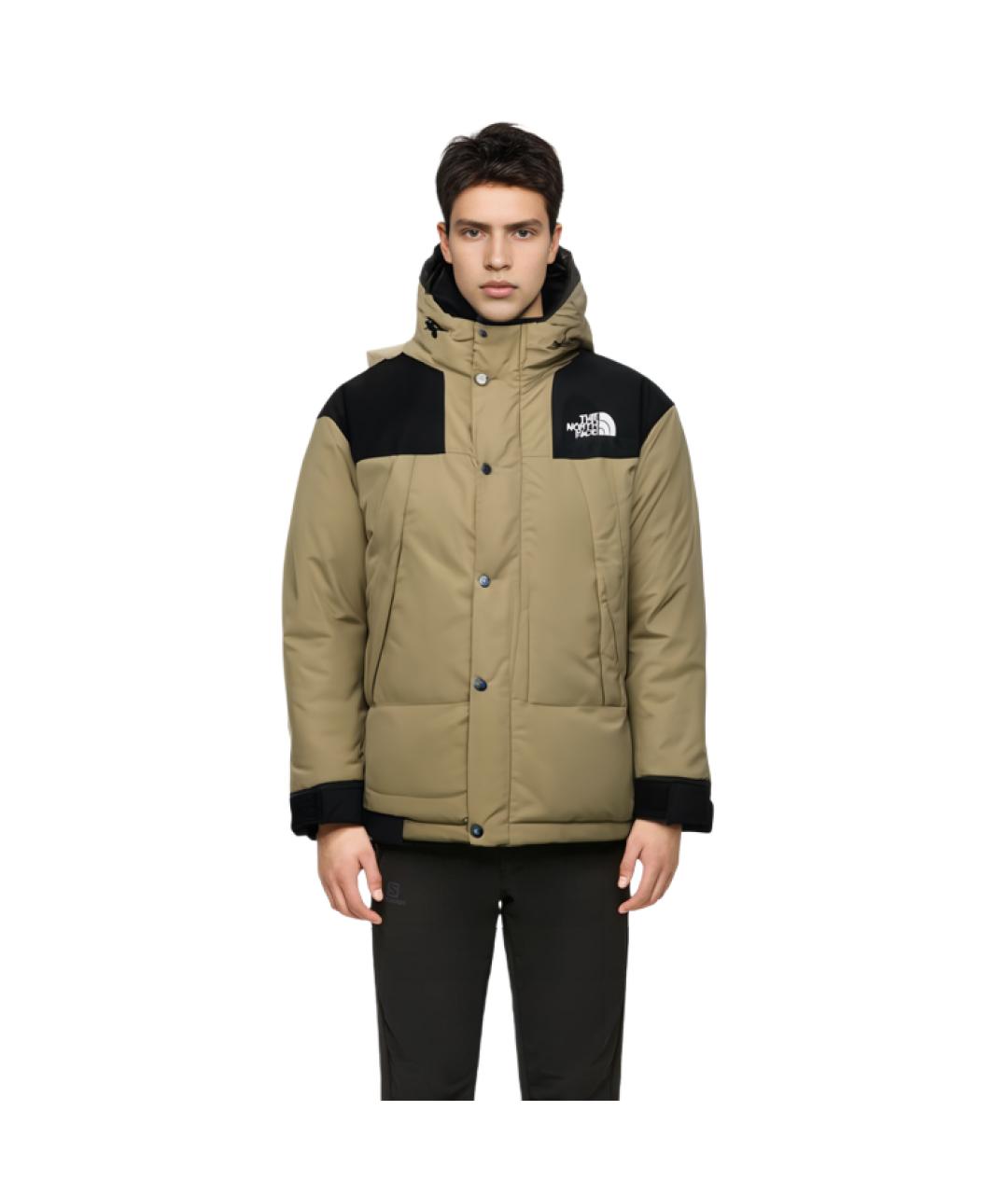 THE NORTH FACE Бежевая полиамидовая куртка, фото 4