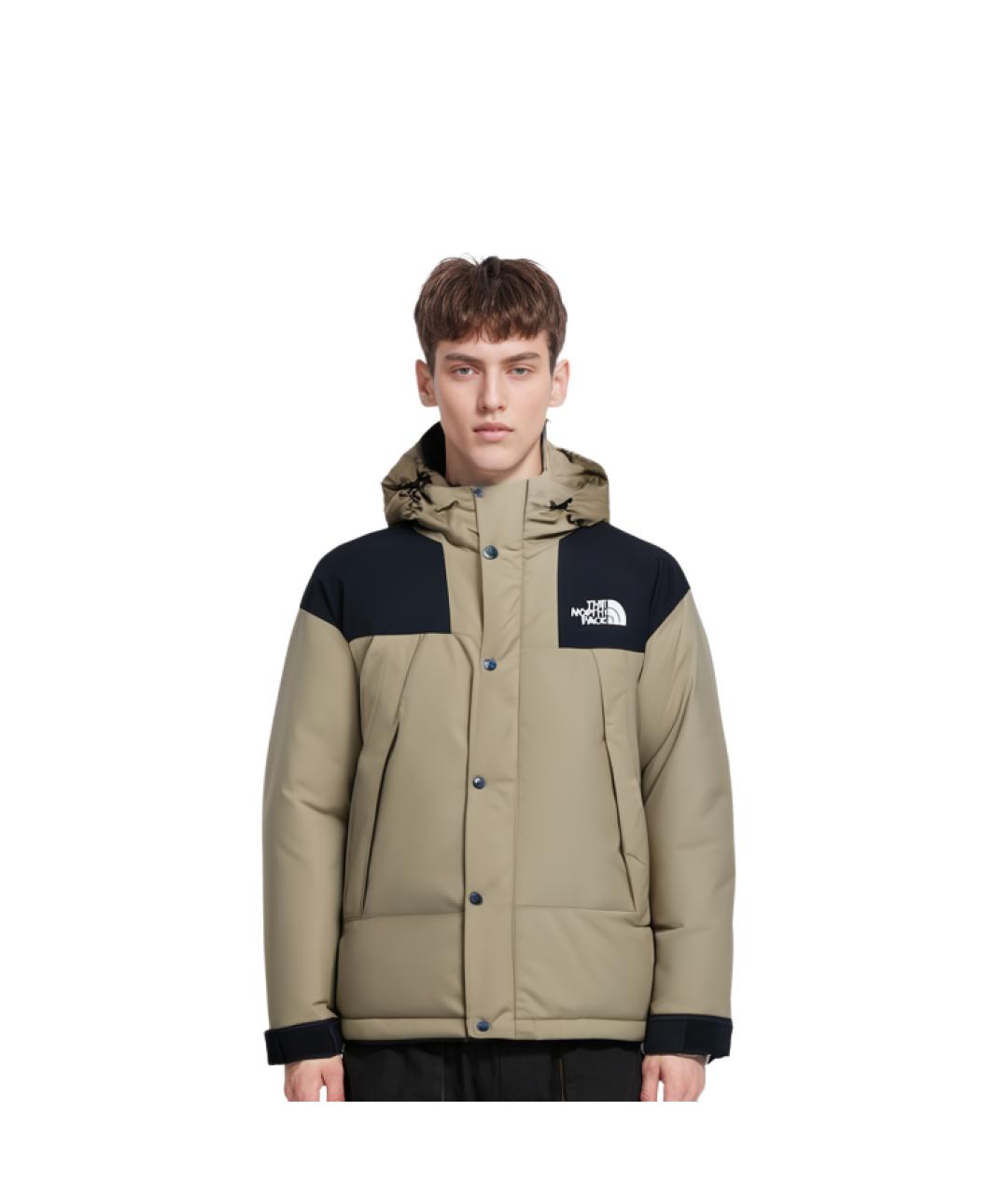 THE NORTH FACE Бежевая полиамидовая куртка, фото 5