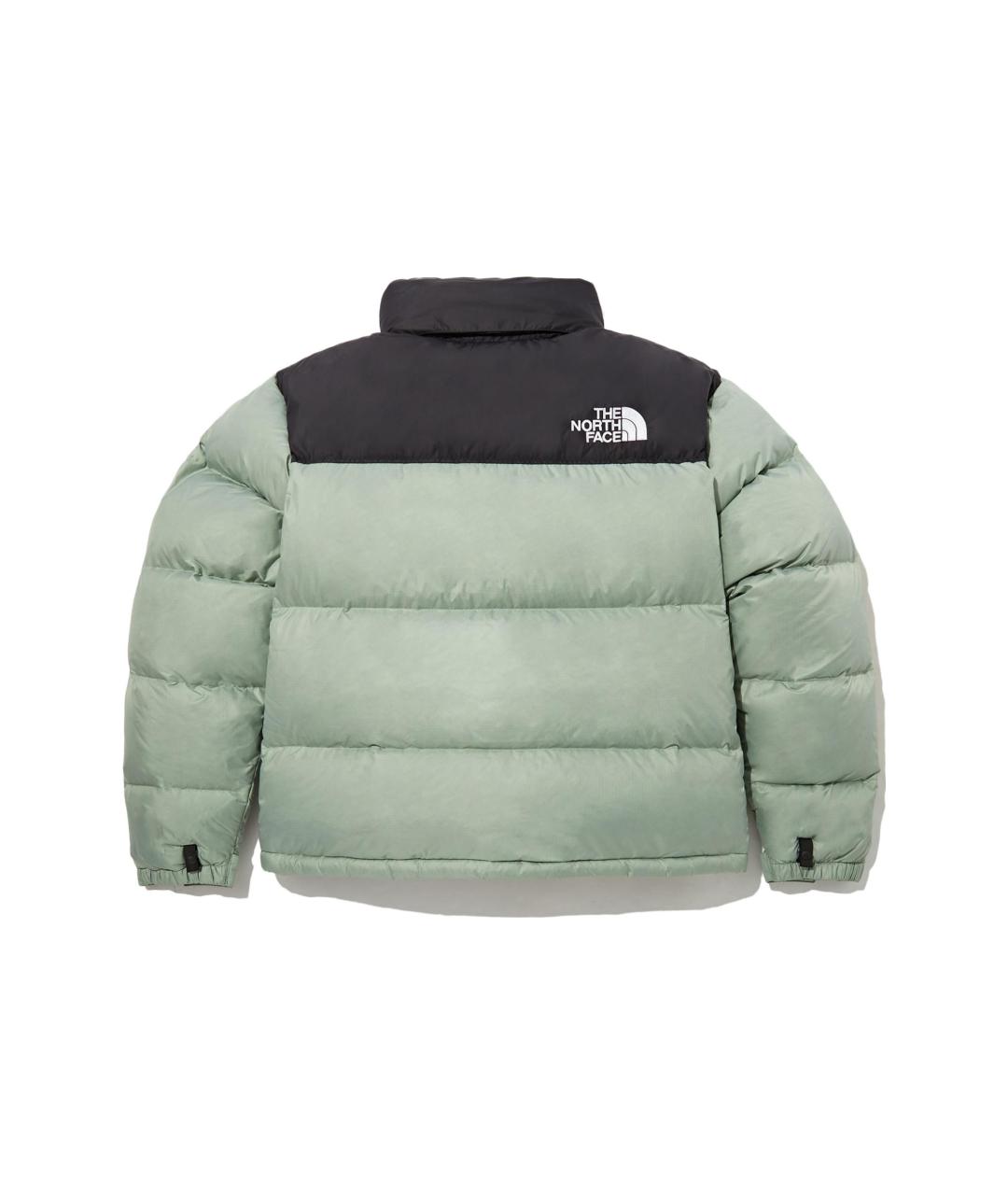 THE NORTH FACE Зеленый полиамидовый пуховик, фото 2