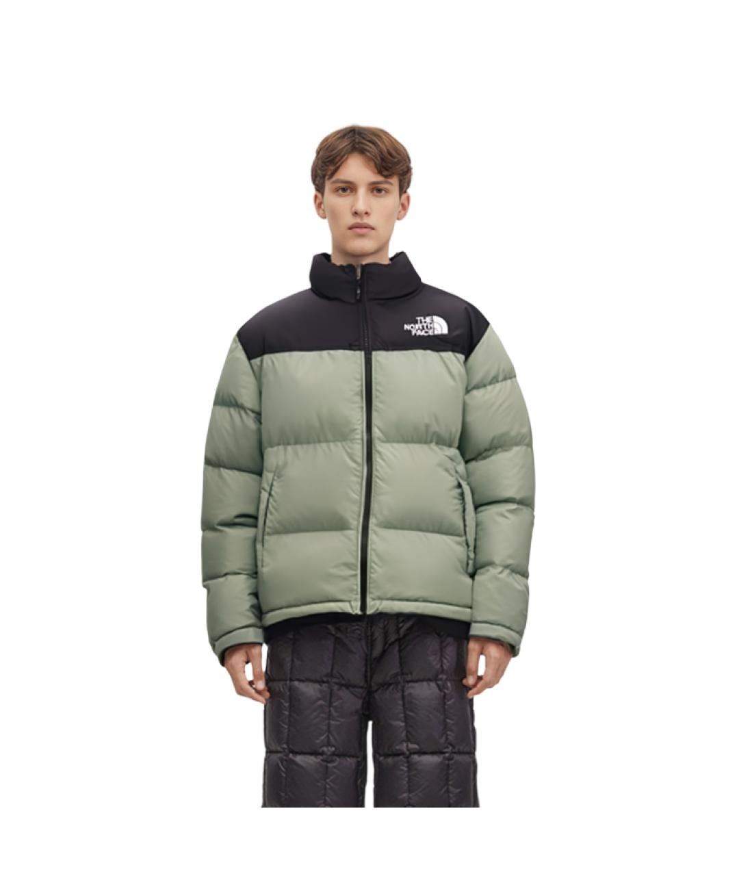 THE NORTH FACE Зеленый полиамидовый пуховик, фото 3