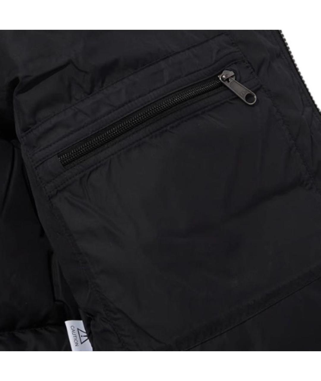 THE NORTH FACE Серый полиамидовый пуховик, фото 4