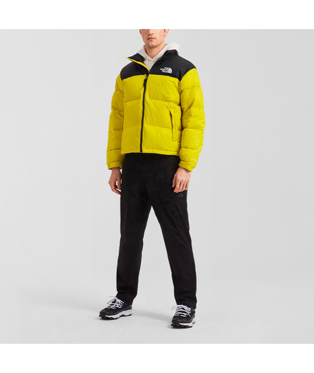 THE NORTH FACE Желтый пуховик, фото 4