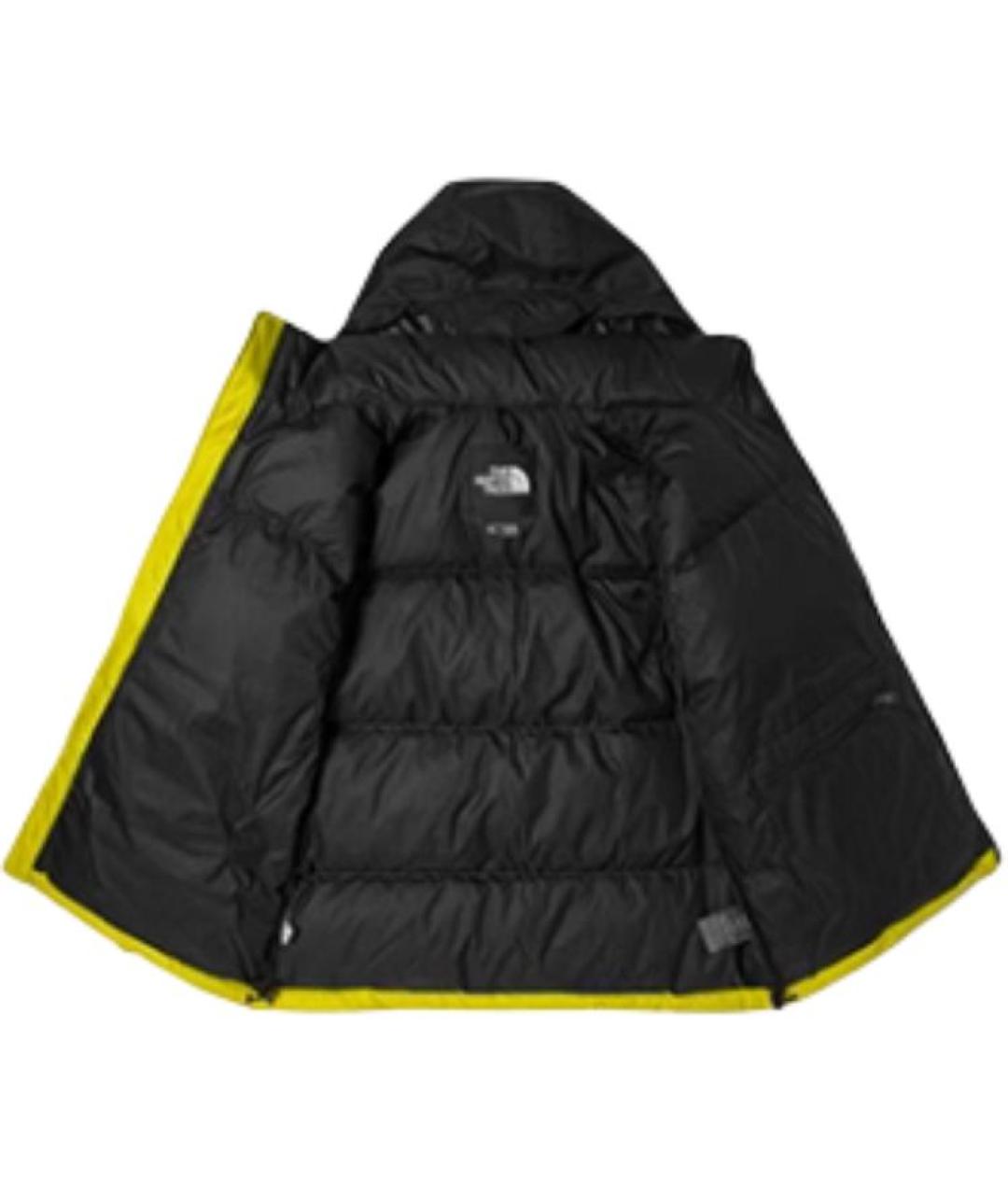 THE NORTH FACE Желтый пуховик, фото 3