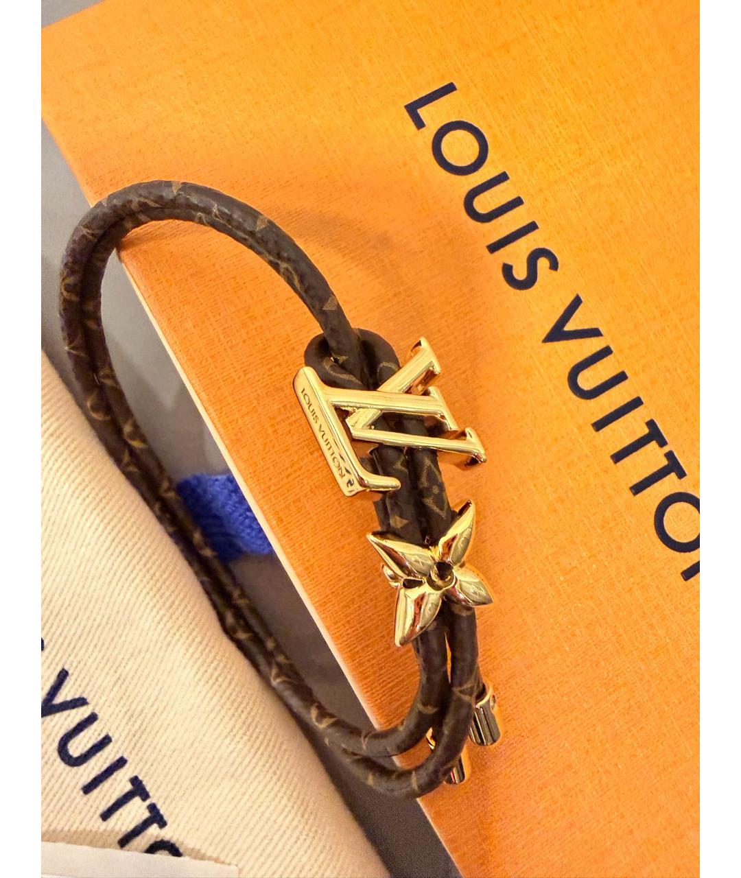 LOUIS VUITTON Коричневый браслет, фото 2