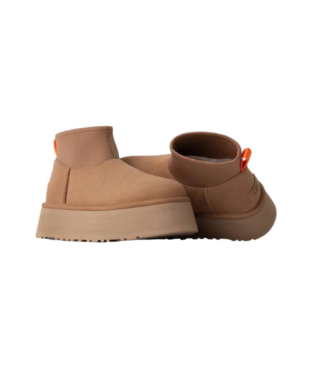 UGG AUSTRALIA Коричневые замшевые полусапоги, фото 4