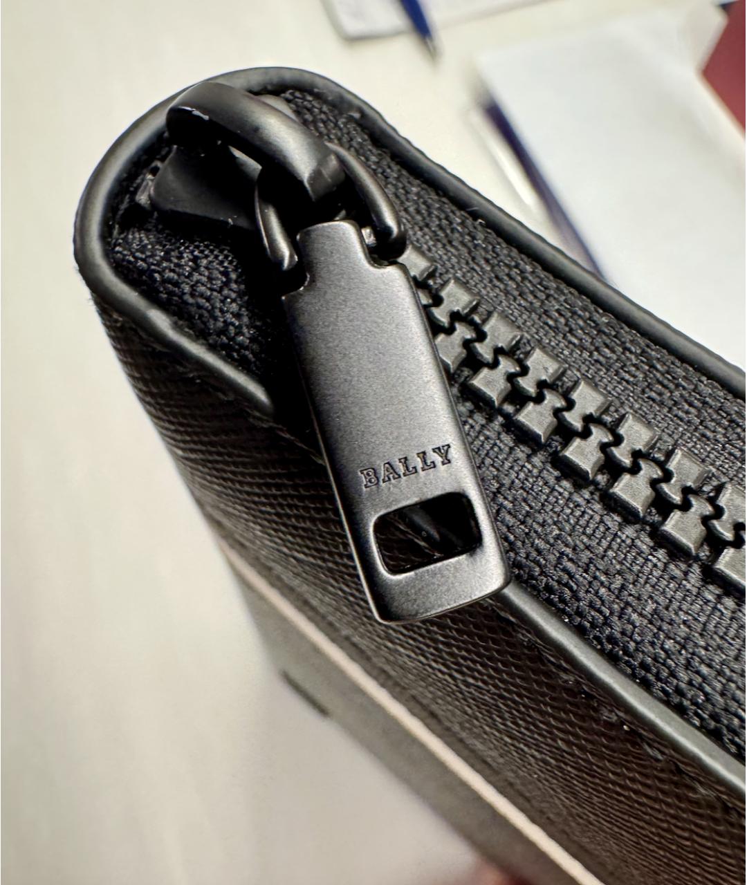 BALLY Черный кошелек из искусственной кожи, фото 5