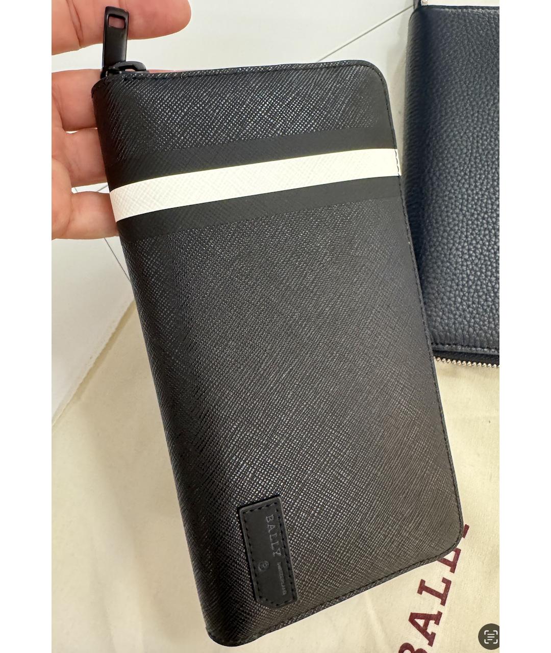 BALLY Черный кошелек из искусственной кожи, фото 9