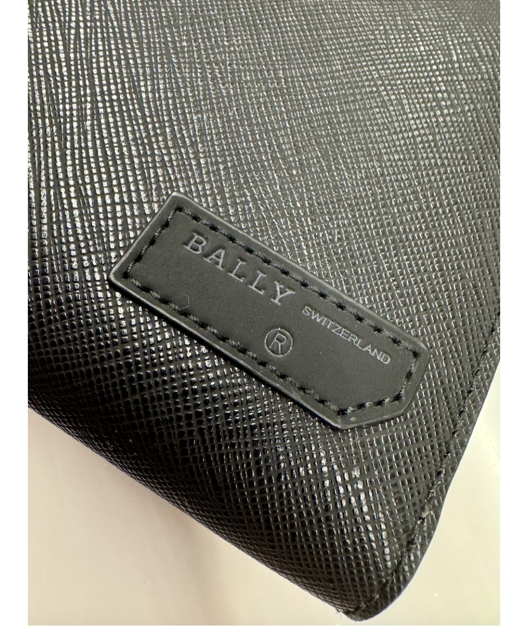 BALLY Черный кошелек из искусственной кожи, фото 4