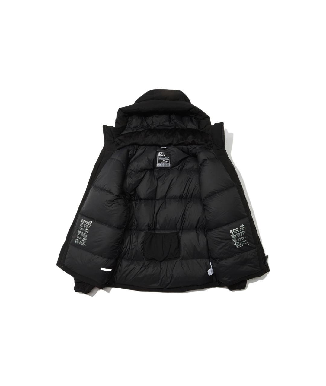 THE NORTH FACE Черный полиамидовый пуховик, фото 3