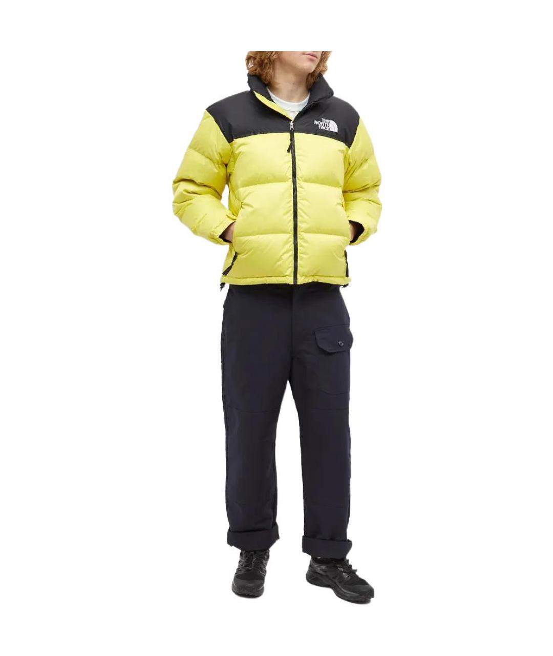 THE NORTH FACE Желтый пуховик, фото 4