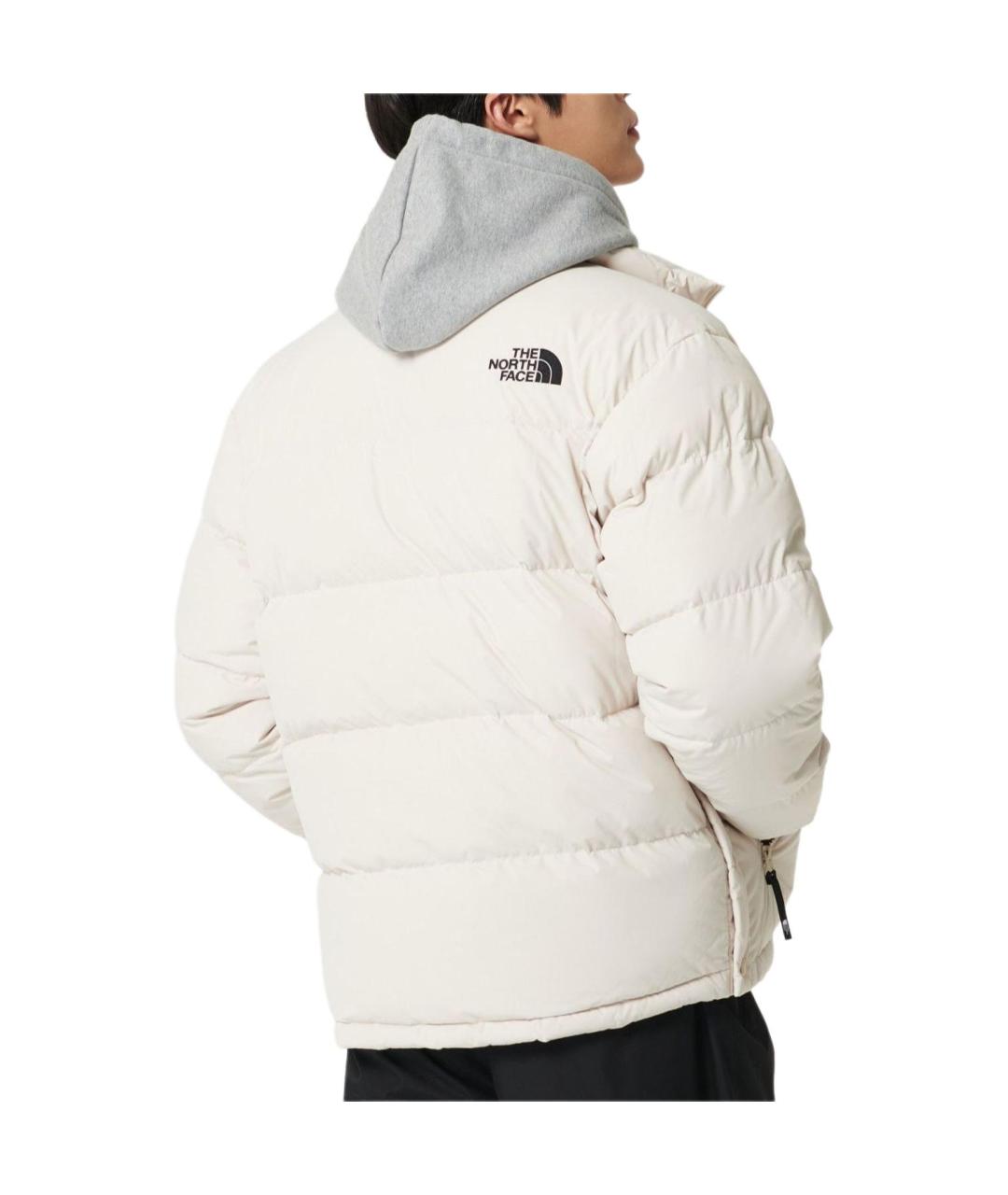 THE NORTH FACE Белый полиамидовый пуховик, фото 3