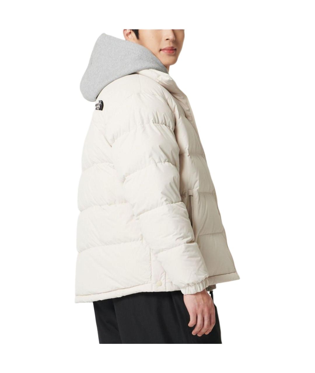 THE NORTH FACE Белый полиамидовый пуховик, фото 4