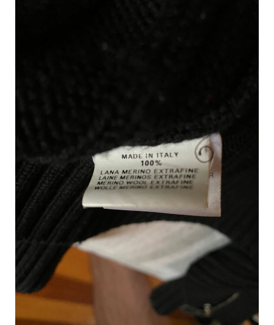 HERMES PRE-OWNED Черный шерстяной джемпер / свитер, фото 3