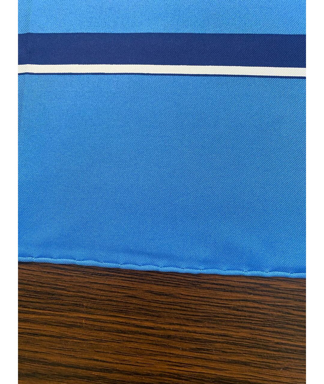 HERMES PRE-OWNED Голубой шелковый шарф, фото 8