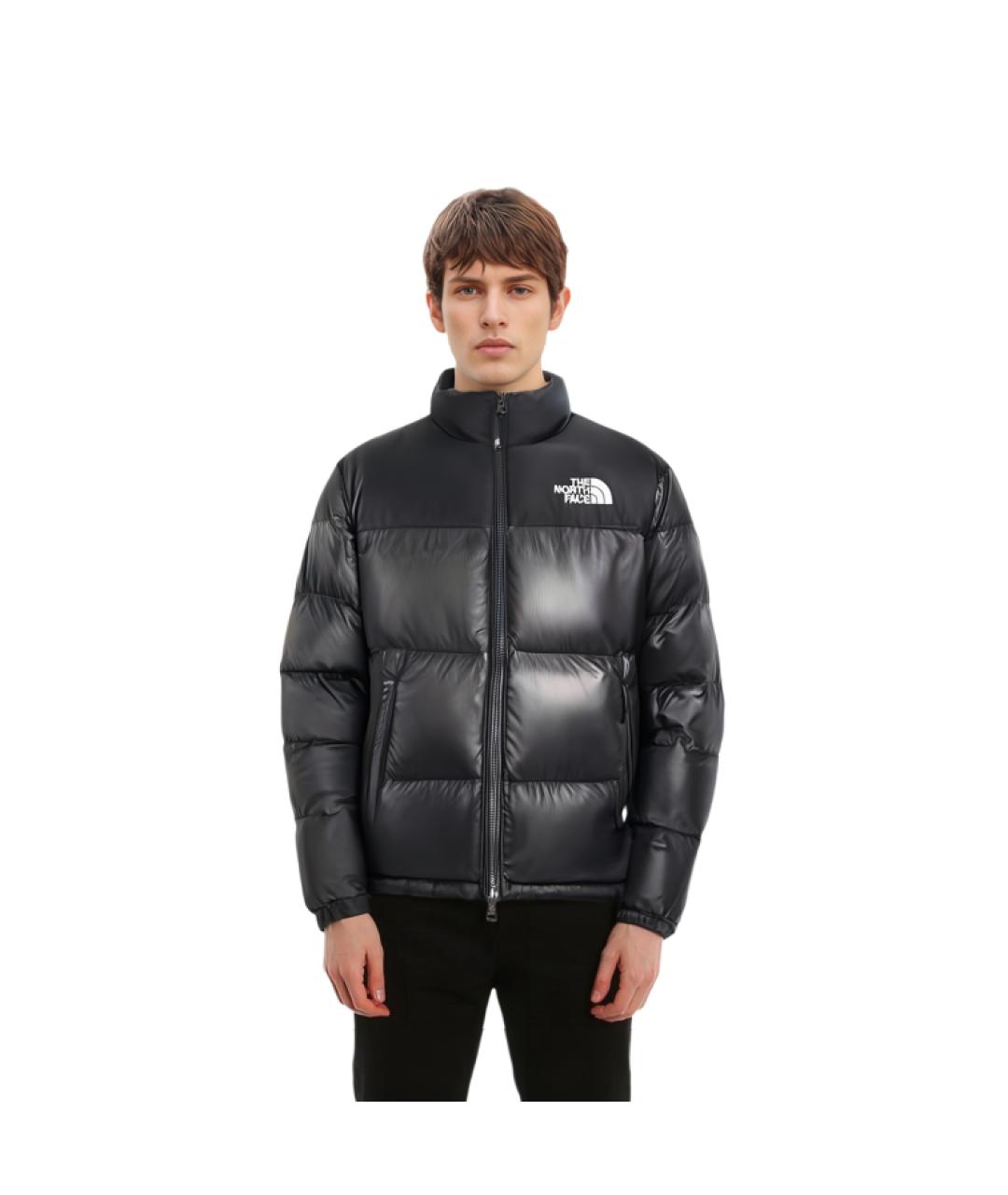 THE NORTH FACE Черный полиамидовый пуховик, фото 6