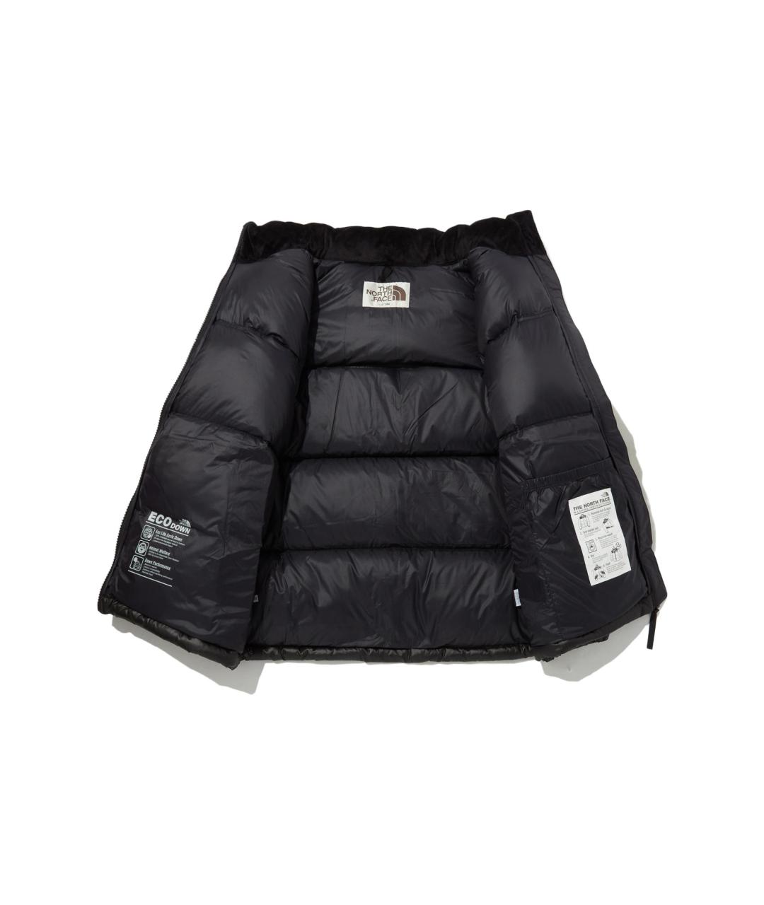 THE NORTH FACE Черный полиамидовый пуховик, фото 3