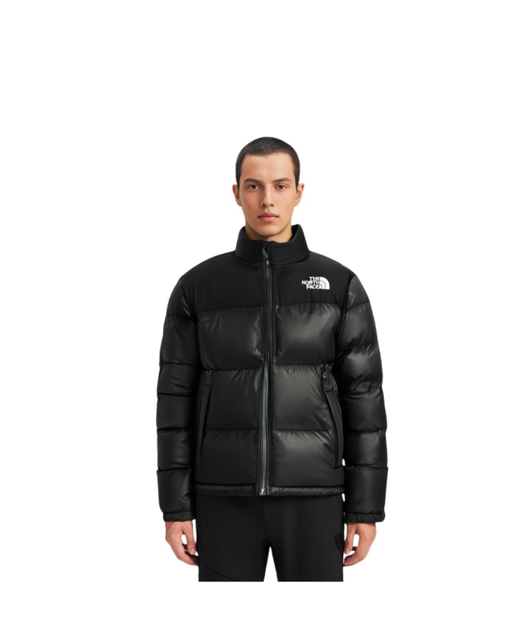 THE NORTH FACE Черный полиамидовый пуховик, фото 4