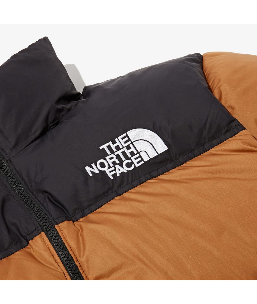 THE NORTH FACE Оранжевый полиамидовый пуховик, фото 3