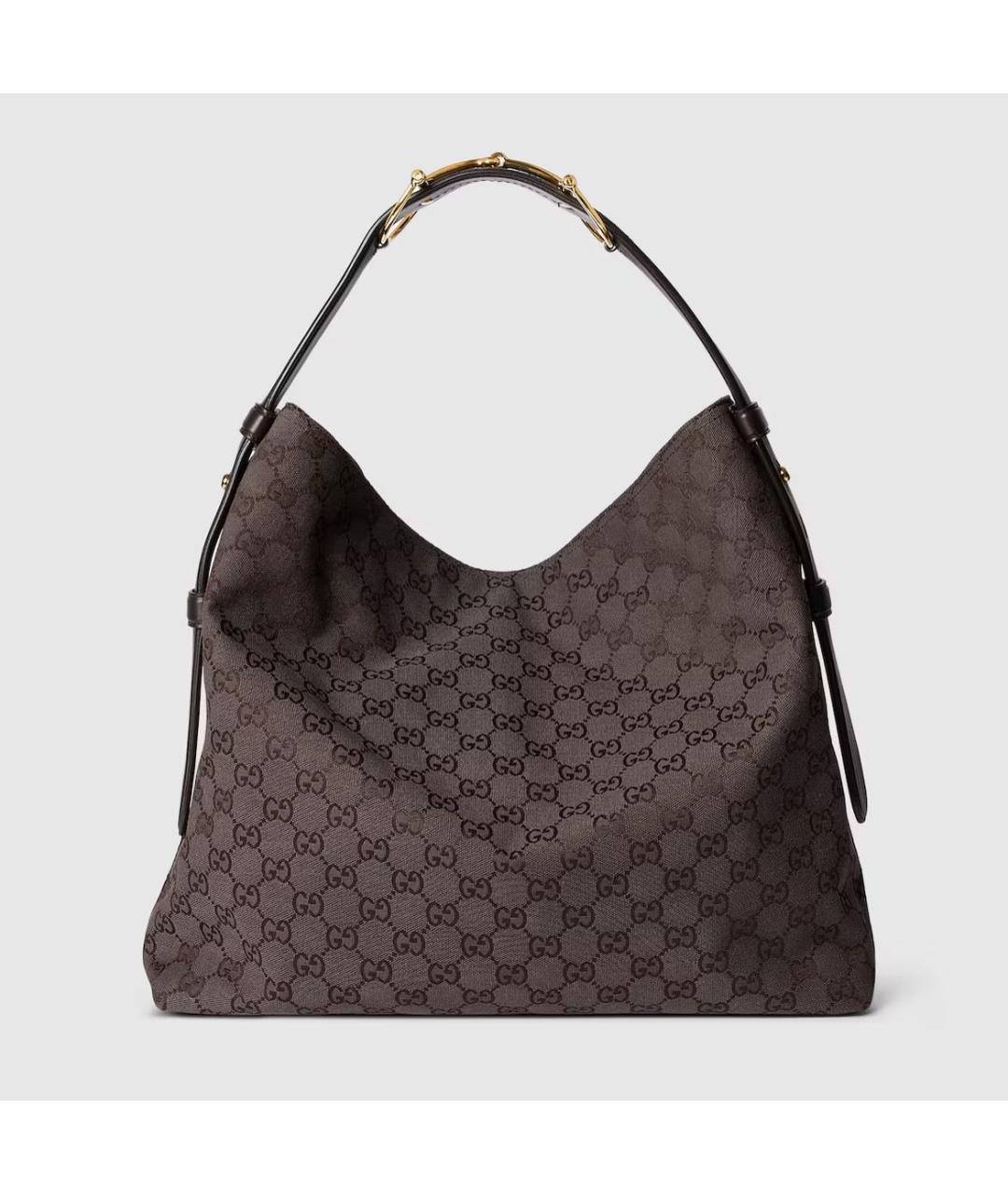 GUCCI Коричневая кожаная сумка с короткими ручками, фото 5