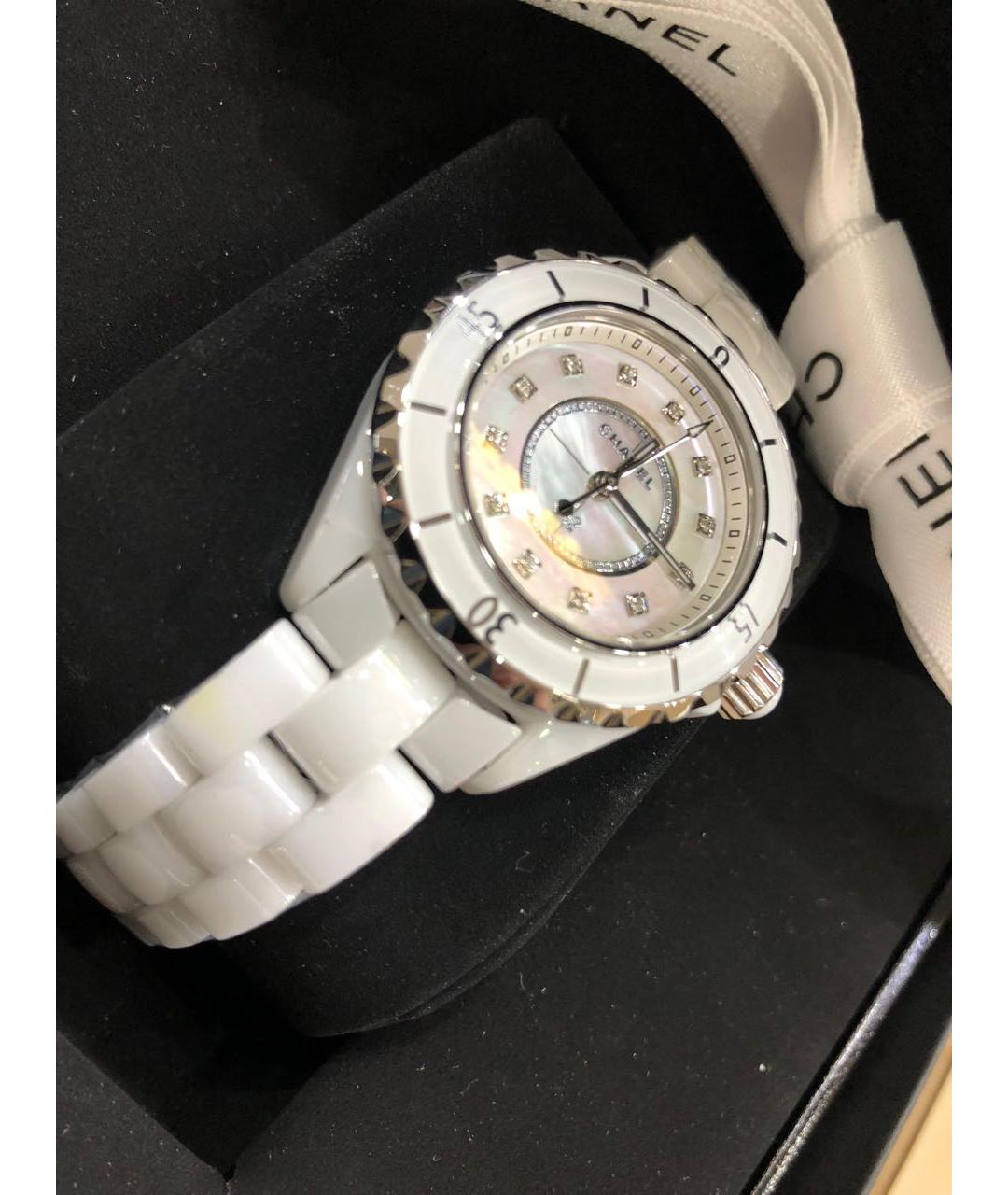 CHANEL Белые часы, фото 3
